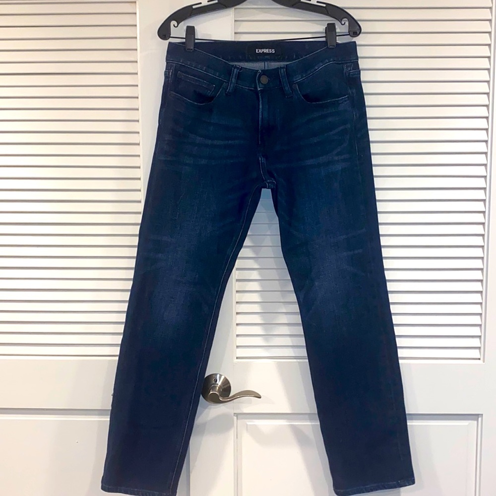 Express Stretch Slim Straight Jeans Size 30 / 30